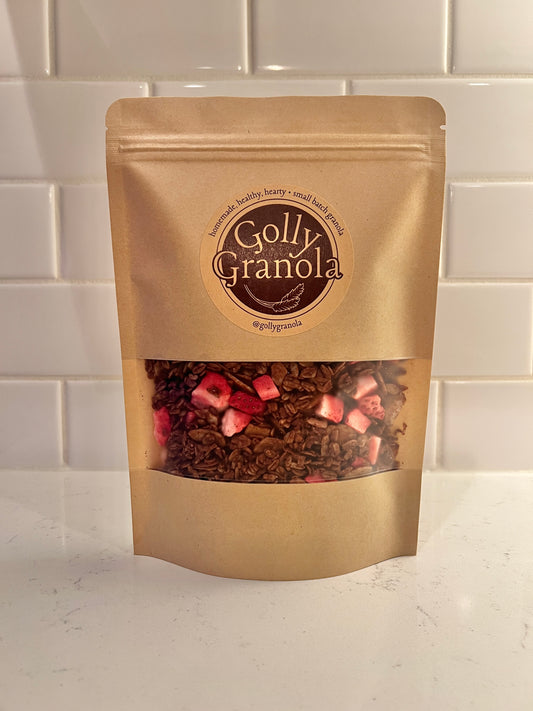 strawberry chocolate granola